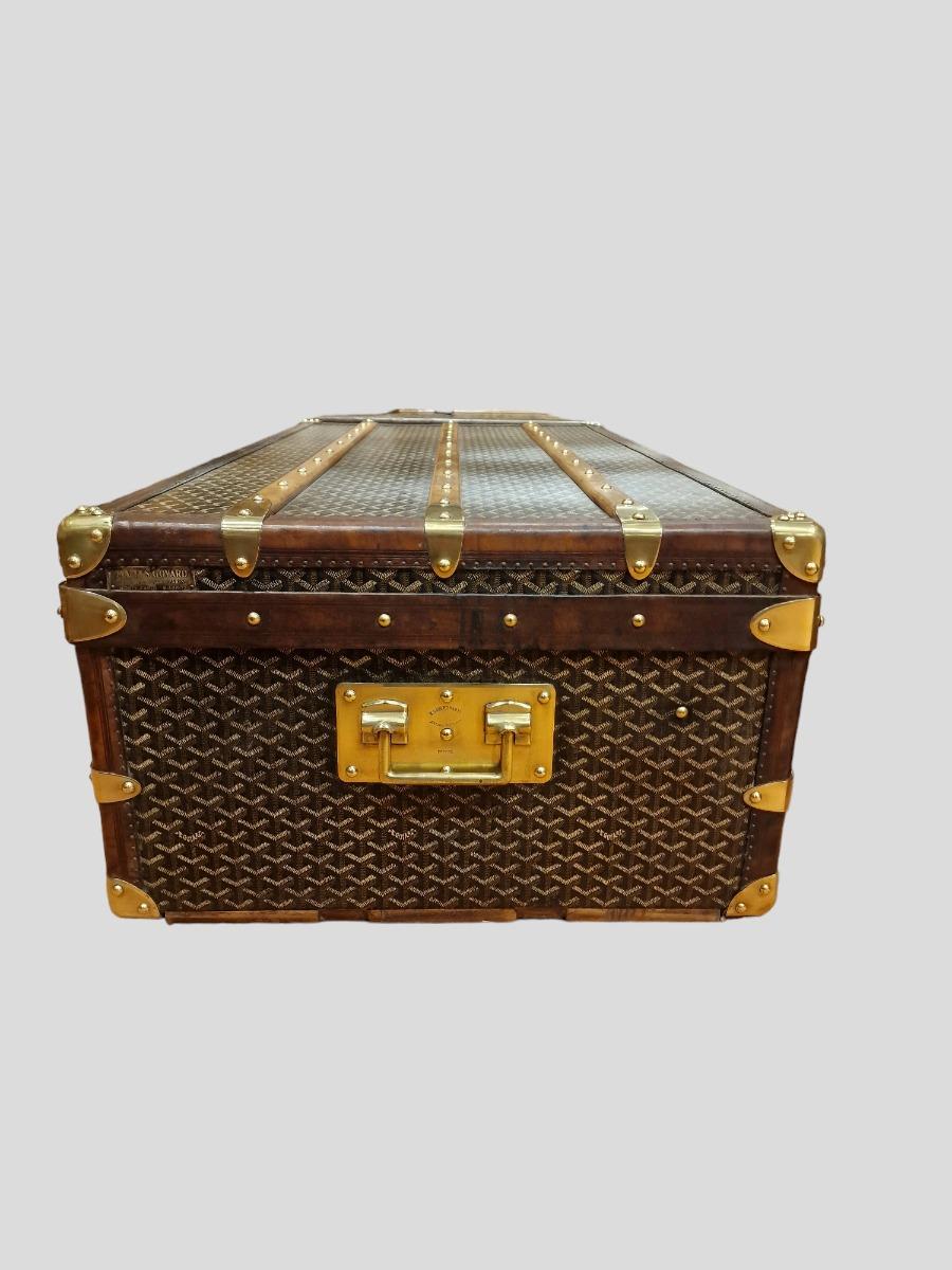 Goyard cabine trunk