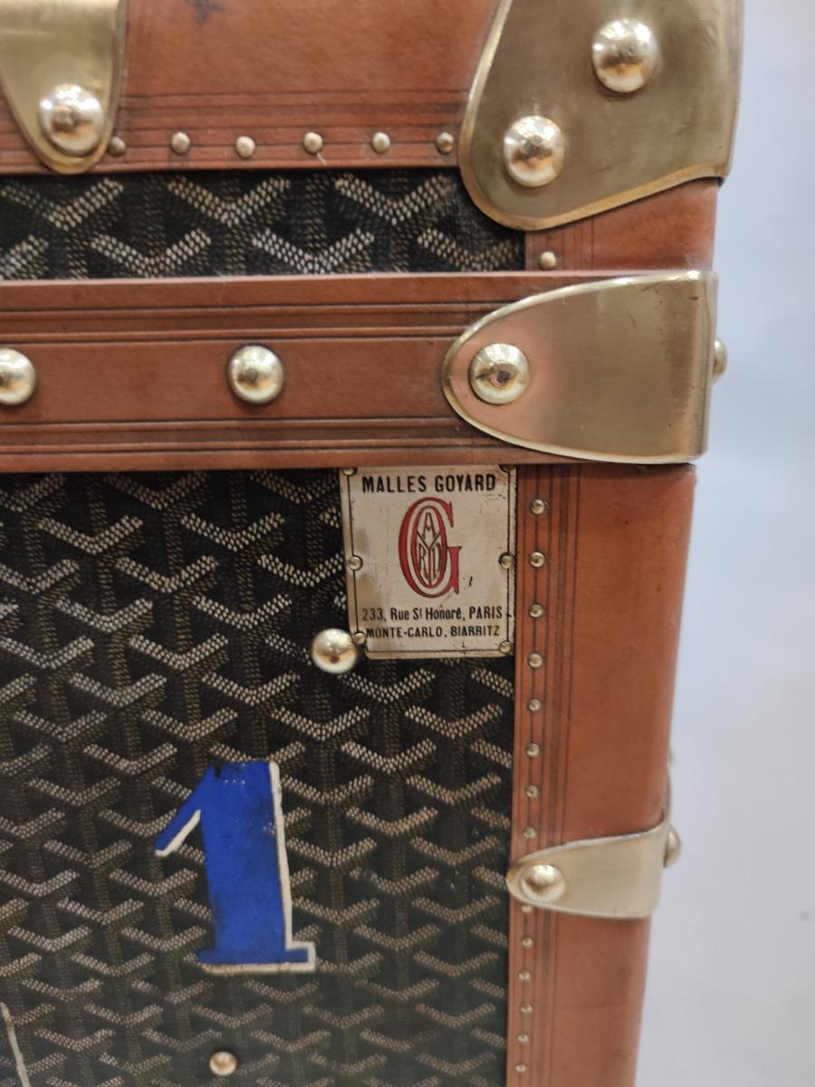 Goyard Hat Trunk, Goyard Trunk, Goyard Travel Trunk - Les Puces de Paris  Saint-Ouen