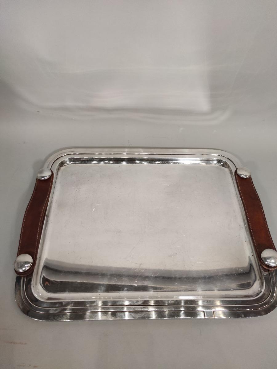 Hermès tray silverplate