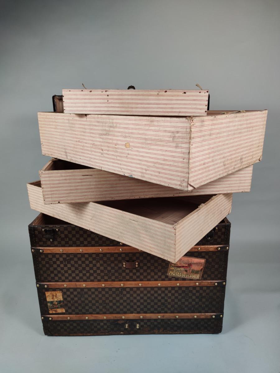 HIGH TRUNK LOUIS VUITTON DAMIER - Trunks - Search Results - European  ANTIQUES & DECORATIVE