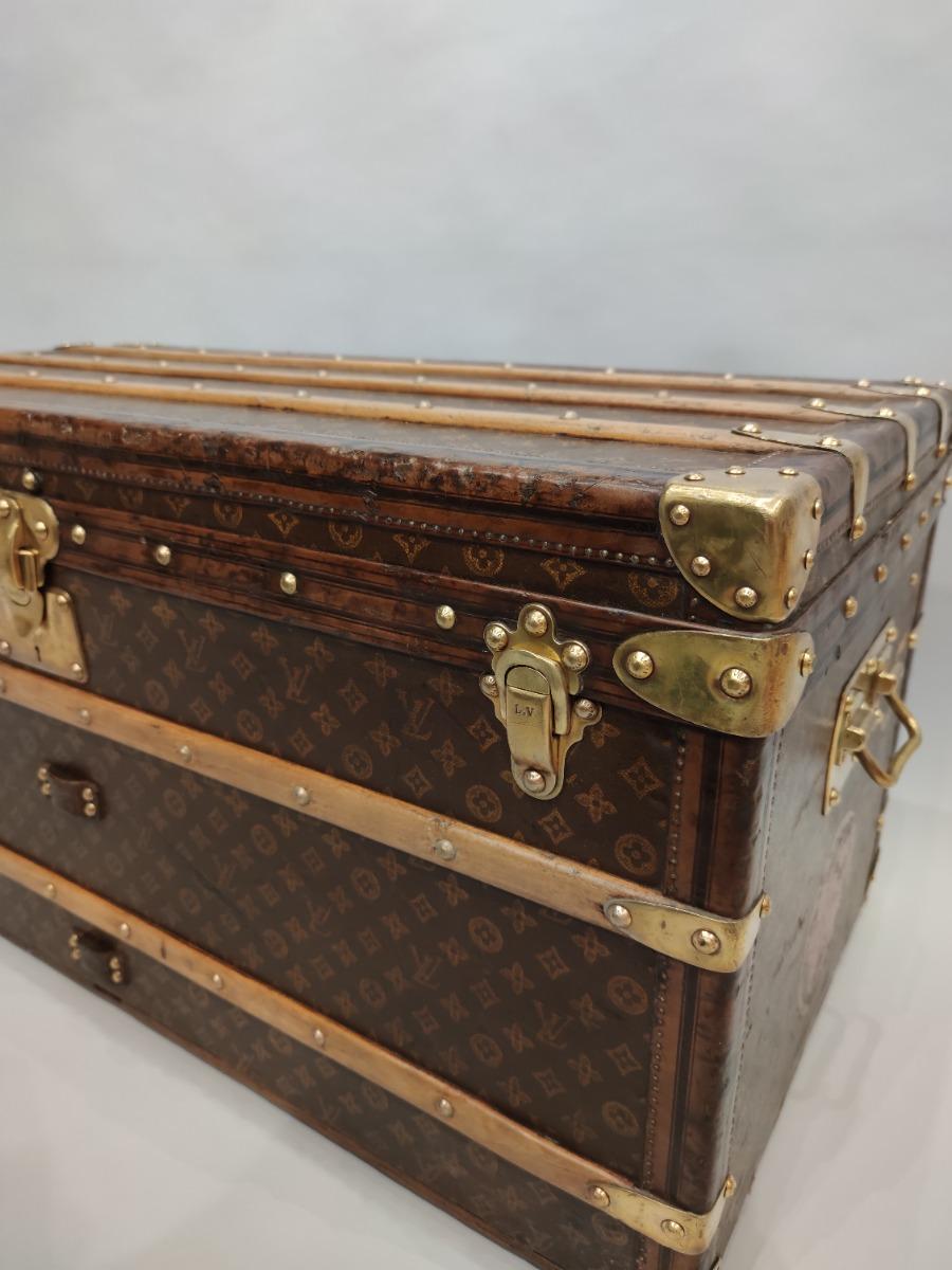 Louisvuitton lv luisvuitton louisvuittontrunk louisvuittontrunks - malle louis  vuitton malle goyard moynat prix 1900 vintage - Des Voyages