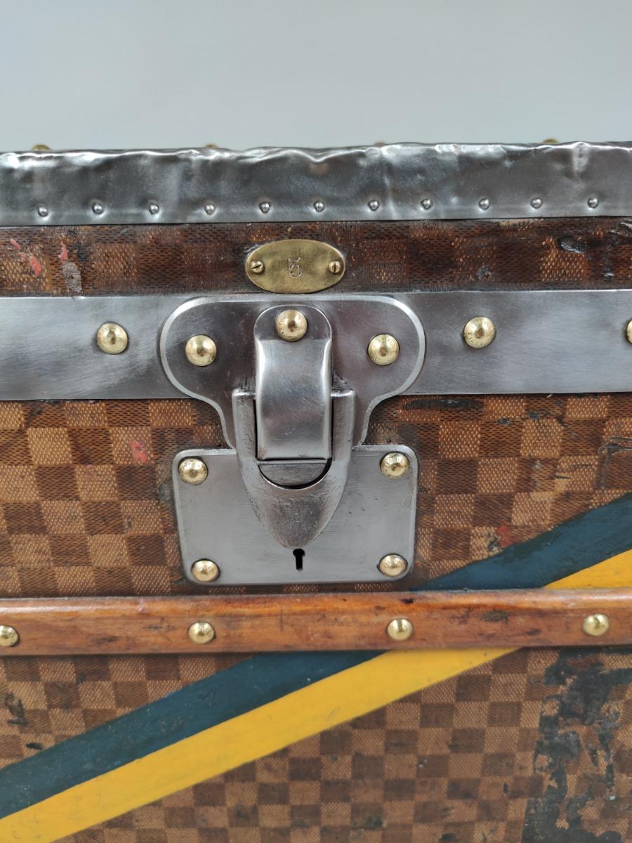 occasion malle louis vuitton damier - malle louis vuitton malle goyard  moynat prix 1900 vintage - Des Voyages