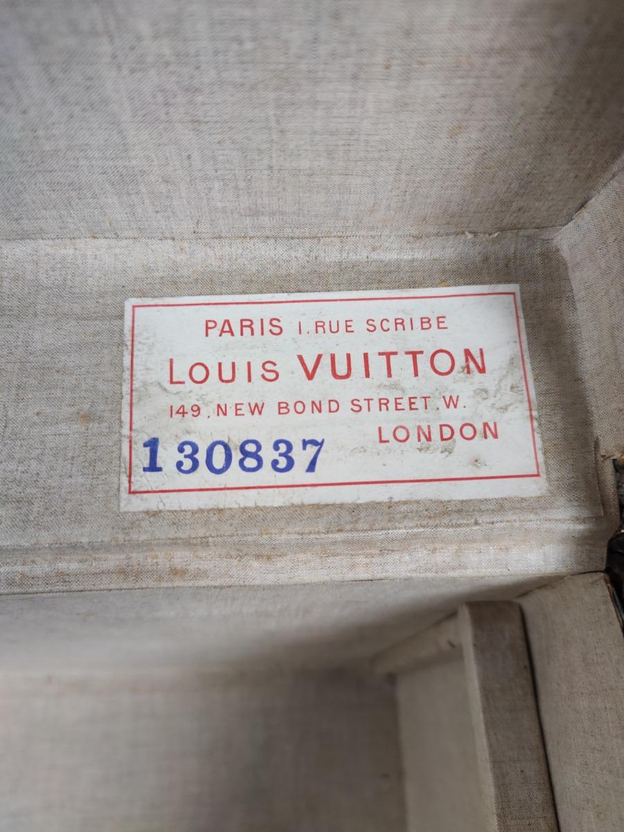 occasion malle louis vuitton damier - malle louis vuitton malle goyard  moynat prix 1900 vintage - Des Voyages