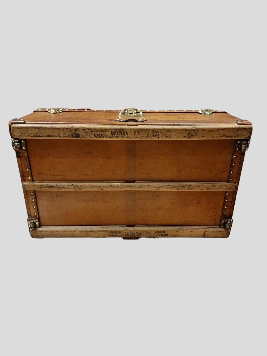 Rare Louis Vuitton trunk leather 